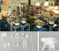 Pob Peiriant Cynulliad Chwistrellwr Sbardun Plastig